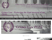 Tablet Screenshot of grimeslawaz.com